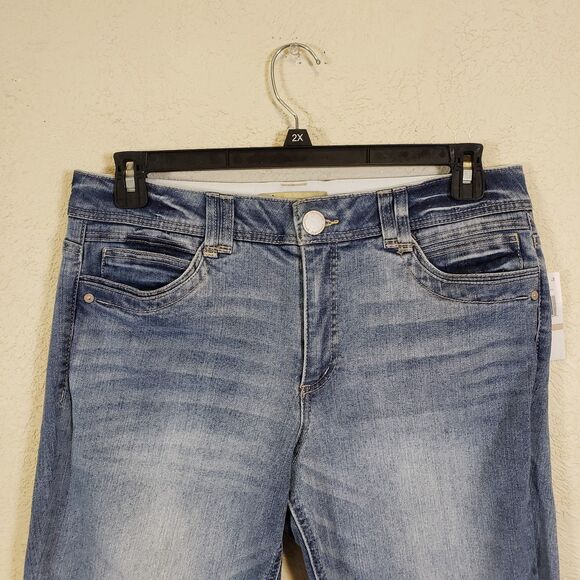 NWT Democracy “Ab”solution Ankle Jeans Blue Stretch Denim Size 12 - Picture 4 of 9